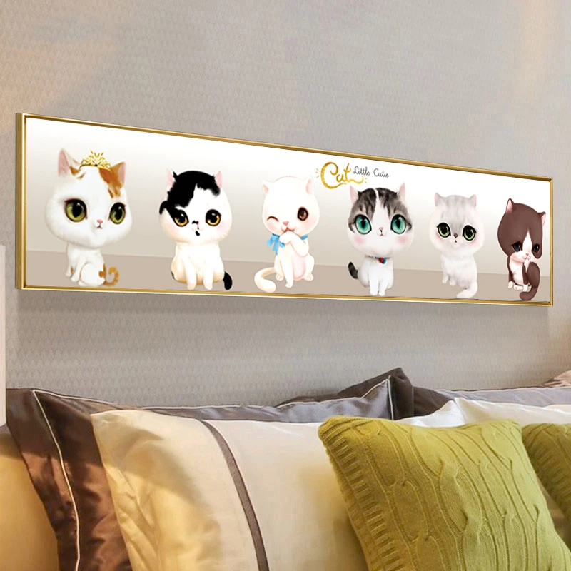 Cartoon cute cat DIY chinese Cross Stitch patterns 11CT Printed counted cross stitch kitten New year sales promotion
Cartoon cute cat DIY chinese Cross Stitch patterns 11CT Printed counted cross stitch kitten New year sales promotion