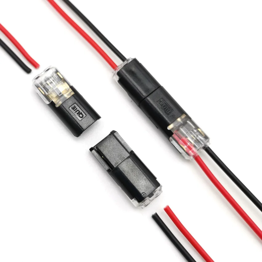 1pair Pluggable LED Wire Wiring Connector 2 Pin 2 Way Universal Compact Wire Terminals Weld-free stripping-free Wire Connectors
1pair Pluggable LED Wire Wiring Connector 2 Pin 2 Way Universal Compact Wire Terminals Weld-free stripping-free Wire Connectors