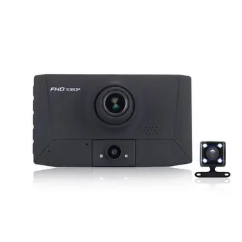 4 Inch Hd Three Recording Driving Recorder Hd Night Vision Three Way Lens Reversing Image Hd 1080P Driving Recorder 1 Set
4 Inch Hd Three Recording Driving Recorder Hd Night Vision Three Way Lens Reversing Image Hd 1080P Driving Recorder 1 Set