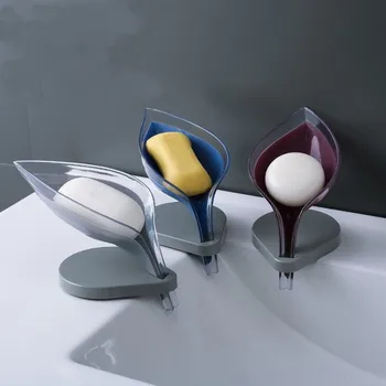 Quality Leaf Shape Soap Box Sink Sponge Drain Holder Creative Suction Cup Soap Storage Drying Rack Supplies Bathroom Gadgets
Quality Leaf Shape Soap Box Sink Sponge Drain Holder Creative Suction Cup Soap Storage Drying Rack Supplies Bathroom Gadgets