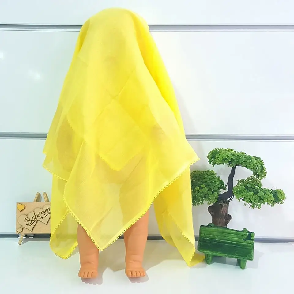 Standard Yellow Embroidered Baby Face Cover
Standard Yellow Embroidered Baby Face Cover