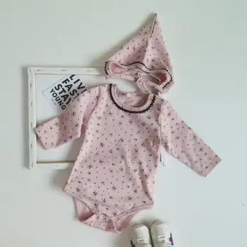 Autumn New Baby Long Sleeve Bodysuits Floral Newborn Baby Girls Clothes Cotton Baby Jumpsuit With Baby Hat 
Autumn New Baby Long Sleeve Bodysuits Floral Newborn Baby Girls Clothes Cotton Baby Jumpsuit With Baby Hat
