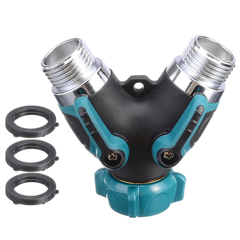 2 Way Y Shape Garden Hose Tap Connector 1Pc Hose Splitter Plastic & Alloy Tap Distributor Faucet Home Garden Plant Water Tool
2 Way Y Shape Garden Hose Tap Connector 1Pc Hose Splitter Plastic & Alloy Tap Distributor Faucet Home Garden Plant Water Tool