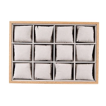 Watch Box 12 Lattice Case Jewelry Bracelet Display Stand Bracket Jewelry Display Stand Wooden 
Watch Box 12 Lattice Case Jewelry Bracelet Display Stand Bracket Jewelry Display Stand Wooden