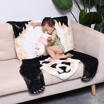 Artificial Fur Carpet Machine Washable Seat Pad Tiger Panda Printed Rug Nonslip Antiskid Mat Soft Warm Carpets for Living Room
Artificial Fur Carpet Machine Washable Seat Pad Tiger Panda Printed Rug Nonslip Antiskid Mat Soft Warm Carpets for Living Room