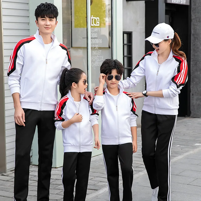 Spring And Autumn Couples Sports Clothing Parent And Child Set Long Sleeve Mixed Colors Men And Women Children Students Class Sc
Spring And Autumn Couples Sports Clothing Parent And Child Set Long Sleeve Mixed Colors Men And Women Children Students Class Sc