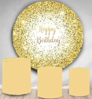Circle Panel Photography Backdrop Gold Glitter Flash Birthday Party Banner Round Photo Booth Background Dessert Cake Table Vinyl
Circle Panel Photography Backdrop Gold Glitter Flash Birthday Party Banner Round Photo Booth Background Dessert Cake Table Vinyl