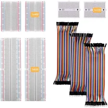 Jumper Wires Male to Male, Male to Female, Female to Female 20CM Wires Kit W 2 x 830 400 170 Point Solderless Breadboards
Jumper Wires Male to Male, Male to Female, Female to Female 20CM Wires Kit W 2 x 830 400 170 Point Solderless Breadboards