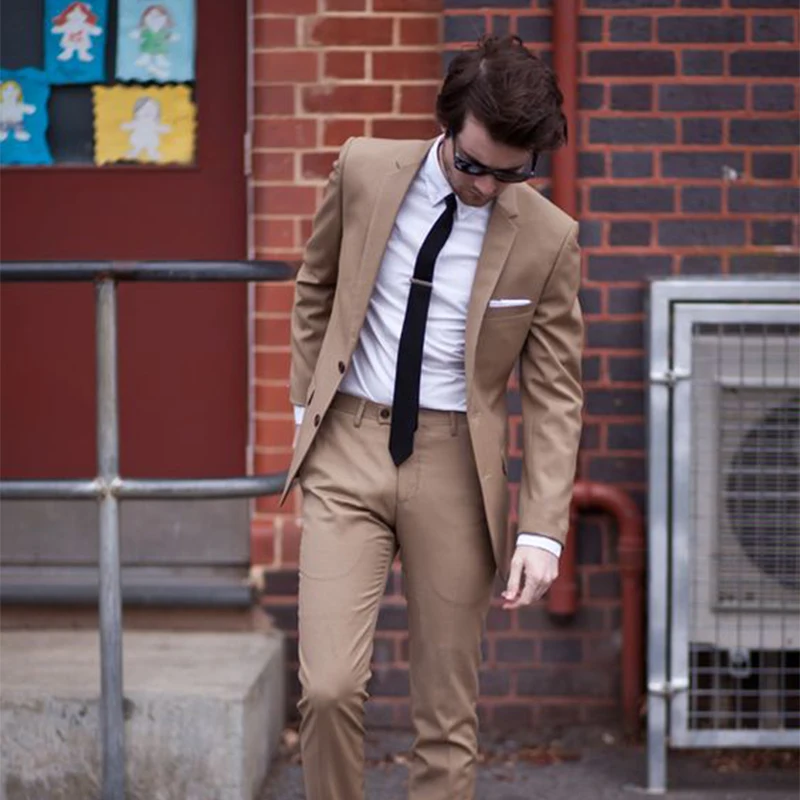 Мужской облегающий деловой костюм ANNIEBRITNEY, коричневый костюм из 2 предметов, свадебный смокинг для жениха по индивидуальному заказу, Свадебный деловой костюм для выпускного вечера
Мужской облегающий деловой костюм ANNIEBRITNEY, коричневый костюм из 2 предметов, свадебный смокинг для жениха по индивидуальному заказу, Свадебный деловой костюм для выпускного вечера