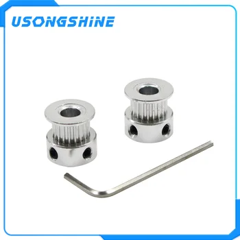 10pcs bore 5/6.35/8 mm 2GT-20T 2GT-16T synchronous wheel pulley timing nbelt pulley gt2 synchronous round pulley gear
10pcs bore 5/6.35/8 mm 2GT-20T 2GT-16T synchronous wheel pulley timing nbelt pulley gt2 synchronous round pulley gear