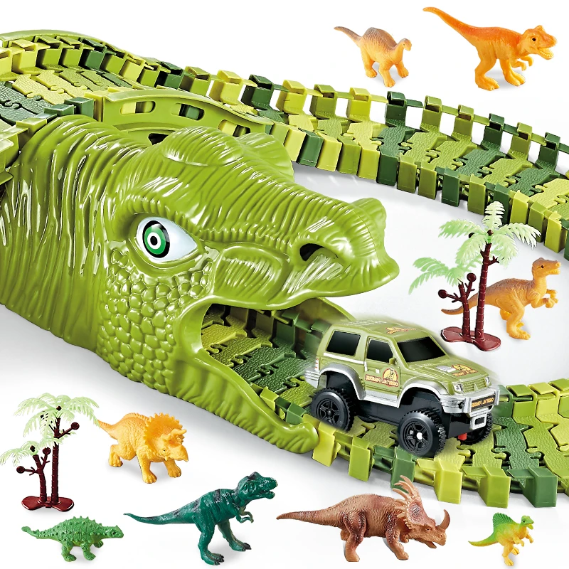 Magic Racing Track Dinosaur Track Toys Dinosaur Railway Toy Car 271pcs Electric Assemble Blocks Xmas New Year Gift Toys for Kids
Magic Racing Track Dinosaur Track Toys Dinosaur Railway Toy Car 271pcs Electric Assemble Blocks Xmas New Year Gift Toys for Kids