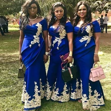 robe demoiselle d honneur femme new satin applique short sleeve royal blue mermaid african bridesmaid dresses long wedding party
robe demoiselle d honneur femme new satin applique short sleeve royal blue mermaid african bridesmaid dresses long wedding party