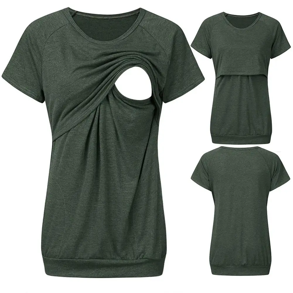 Women Maternity vogue t shirt Short Sleeve Pocket Nursing tshirt Tops For Breastfeeding футболка футболка женская #TO22
Women Maternity vogue t shirt Short Sleeve Pocket Nursing tshirt Tops For Breastfeeding футболка футболка женская #TO22