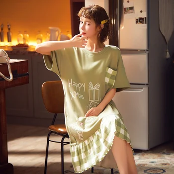 Indoor Outdoor Dress Cute Cartoon Sleep Shirt Cartoon Designer Sleep Dress Knee-Length Loose Leisure Soft халат махровый
Indoor Outdoor Dress Cute Cartoon Sleep Shirt Cartoon Designer Sleep Dress Knee-Length Loose Leisure Soft халат махровый