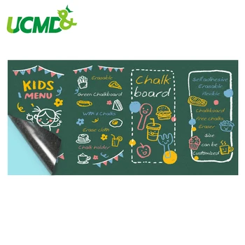 Flexible Green Blackboard Self-adhesive Drawing Chalkboard Erasable Graffiti Doodle Boards Wall Stickers School Home Decor
Flexible Green Blackboard Self-adhesive Drawing Chalkboard Erasable Graffiti Doodle Boards Wall Stickers School Home Decor