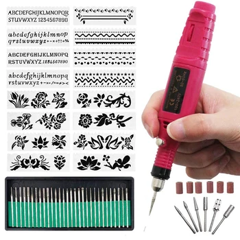 New Mini Diy Engraving Tool Kit,Miniature Engraving Pen Mini Diy Vibro Engraving Tool Kit for Metal Glass Ceramic Plastic Wood J
New Mini Diy Engraving Tool Kit,Miniature Engraving Pen Mini Diy Vibro Engraving Tool Kit for Metal Glass Ceramic Plastic Wood J