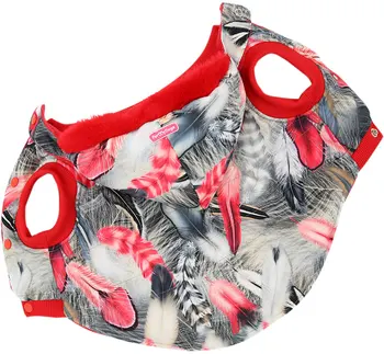 FOR MY DOGS FOR MY DOGS jacket for dogs Feathers gray / red for girls FW492-2017 F
FOR MY DOGS FOR MY DOGS jacket for dogs Feathers gray / red for girls FW492-2017 F