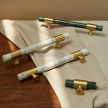 Elegant 10PCS European Natural Marble+Brass Cabinet Door Handles Cupboard Wardrobe Drawer Kitchen Cabinet Pulls Handles & Knobs
Elegant 10PCS European Natural Marble+Brass Cabinet Door Handles Cupboard Wardrobe Drawer Kitchen Cabinet Pulls Handles & Knobs