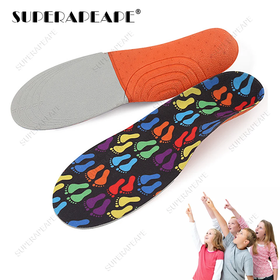

EVA 3D Orthotic Insoles flat feet for kids and Children Arch Support insole for OX-Legs child orthopedic shoes Foot Care Insert