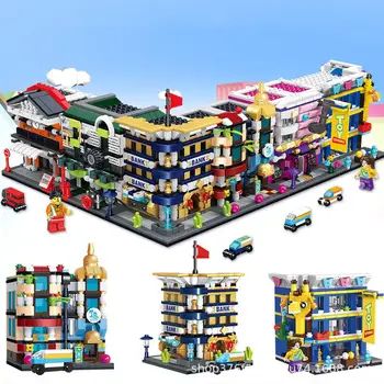 Senbo mini street view Scene 3D Architecture Model educational assembling children's store building blocks model bricks toy gift
Senbo mini street view Scene 3D Architecture Model educational assembling children's store building blocks model bricks toy gift
