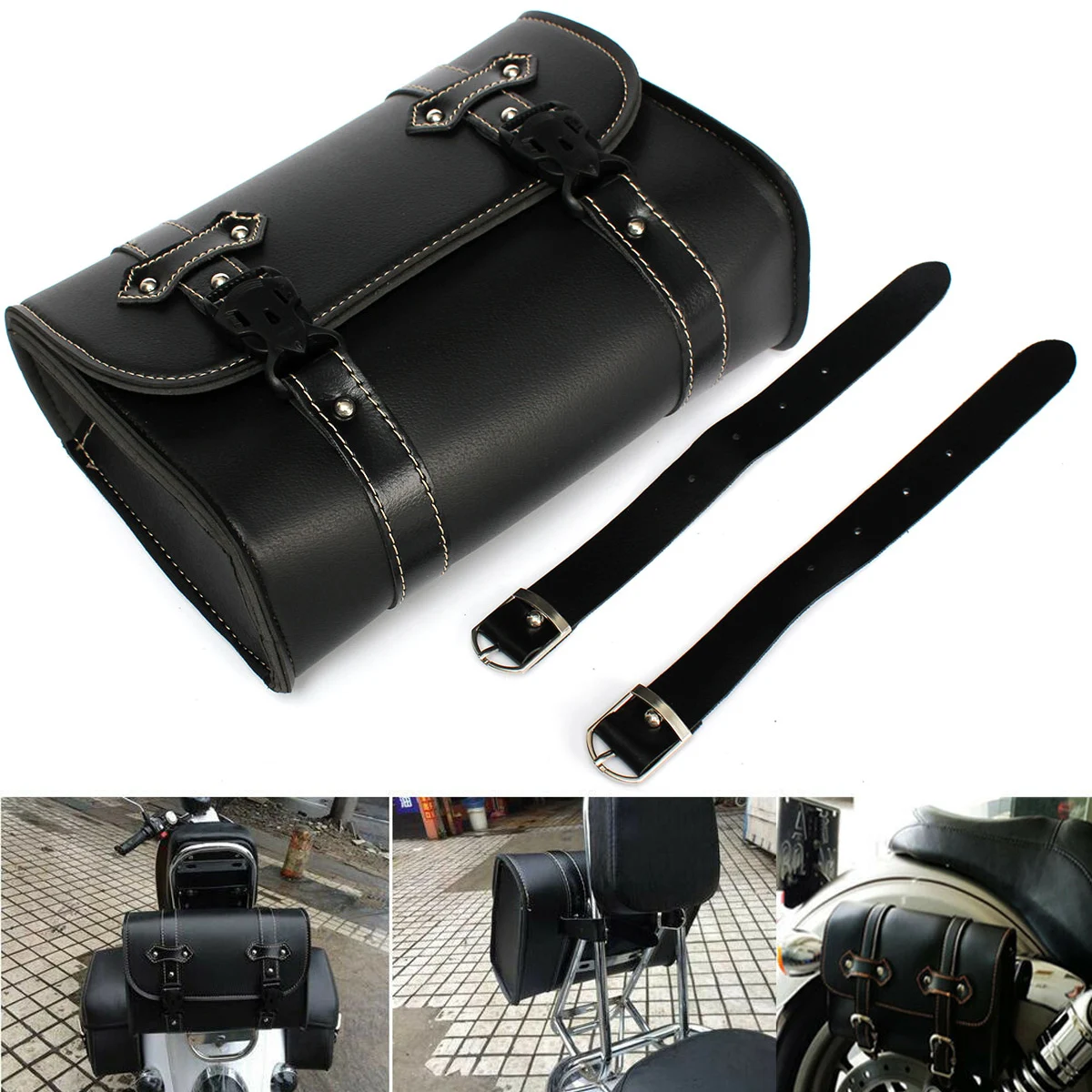 Motorcycle Saddle Bag PU Leather Side Storage Luggage Tool Bag Fork Pouch Saddlebag Universal For Honda Harly Suzuki Kawasaki
Motorcycle Saddle Bag PU Leather Side Storage Luggage Tool Bag Fork Pouch Saddlebag Universal For Honda Harly Suzuki Kawasaki