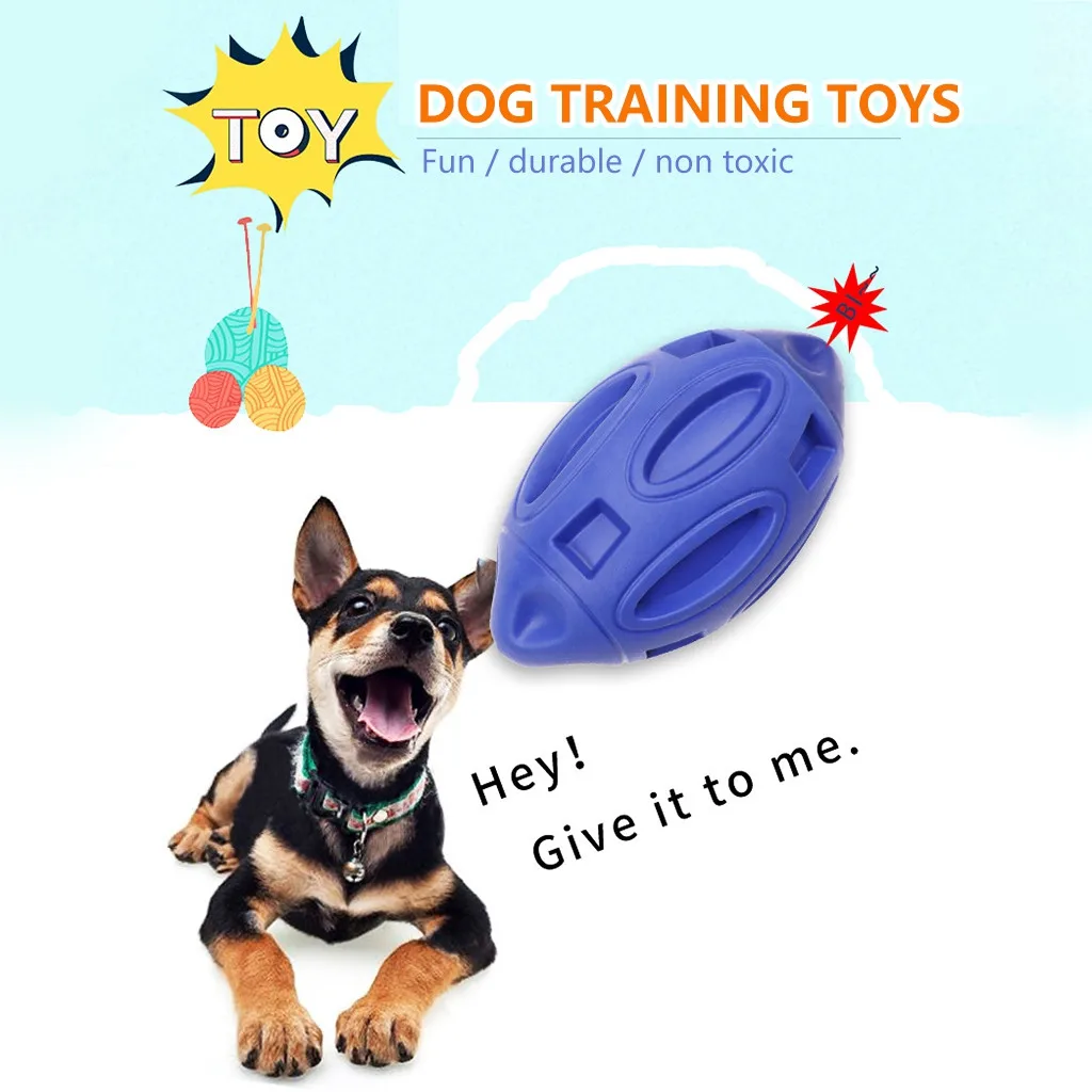 Фото Игрушки для собак пищащий прыгающий мяч прочный Поплавковый - купить