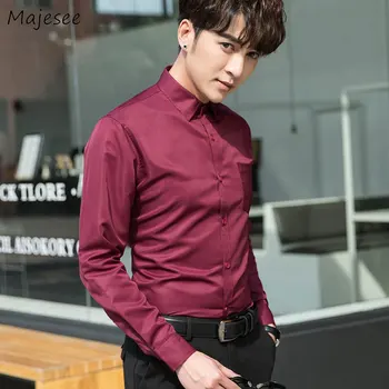 Korean Shirt Men Plus Size All Match Classic Mens Shirts Casual Slim Fit Business Long Sleeve High Quality Males Simple Clothes
Korean Shirt Men Plus Size All Match Classic Mens Shirts Casual Slim Fit Business Long Sleeve High Quality Males Simple Clothes
