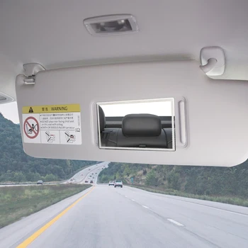 15*8CM Car Makeup Mirror Practical Design Auto Universal Car Interior Sun-Shading Stainless Steel Cosmetic Mirror Supplies Tools
15*8CM Car Makeup Mirror Practical Design Auto Universal Car Interior Sun-Shading Stainless Steel Cosmetic Mirror Supplies Tools