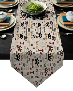 Cartoon Dog Footprints Bones Animals Table Runner Table Flag Home Party Decorative Tablecloth Table Runners for Wedding
Cartoon Dog Footprints Bones Animals Table Runner Table Flag Home Party Decorative Tablecloth Table Runners for Wedding