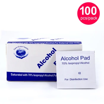 100pcs/lot Alcohol Prep Swap Pad Wet Wipe Disposable Disinfection for Antiseptic Skin Cleaning Care Jewelry Mobile Phone Clean
100pcs/lot Alcohol Prep Swap Pad Wet Wipe Disposable Disinfection for Antiseptic Skin Cleaning Care Jewelry Mobile Phone Clean