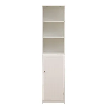 Floor Bathroom Cabinet Multifunctional Bathroom Storage Organizer with Door 3 Tier Shelf Wooden Rack Stand Cabinet White
Floor Bathroom Cabinet Multifunctional Bathroom Storage Organizer with Door 3 Tier Shelf Wooden Rack Stand Cabinet White