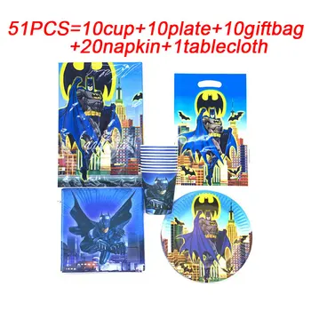 Batman Kids Happy Birthday Child Party Decorations Baby Shower Supplies Tableware Set Plate Cup Kids Favor Batman Party Gift Bag
Batman Kids Happy Birthday Child Party Decorations Baby Shower Supplies Tableware Set Plate Cup Kids Favor Batman Party Gift Bag