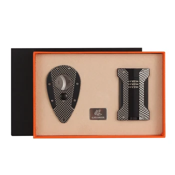 GALINER Travel Lighter Cutter Set Metal Cigar Accessories Set Sharp Cutters 1 Torch Lighters With Gift Box
GALINER Travel Lighter Cutter Set Metal Cigar Accessories Set Sharp Cutters 1 Torch Lighters With Gift Box