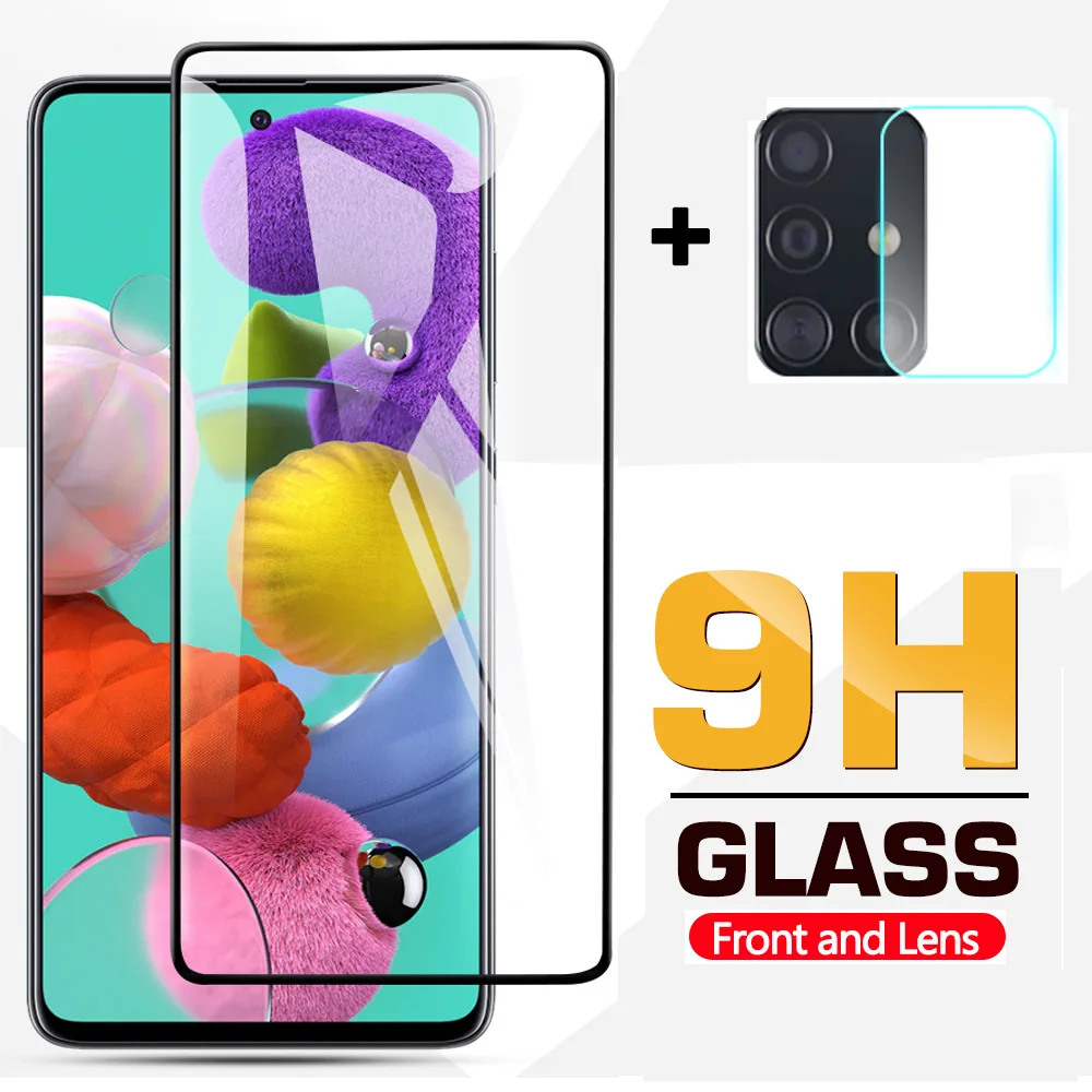 Защитное стекло 2 в 1 для камеры samsung galaxy A51 A71 A01 a515 a715 a015 | Мобильные телефоны и