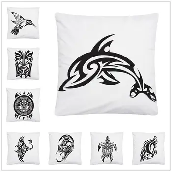 Black dolphin turtle bird logo Soft Short Plush Cushion Cover Pillow Case for Home Sofa Car Decor Pillowcase 45X45cm
Black dolphin turtle bird logo Soft Short Plush Cushion Cover Pillow Case for Home Sofa Car Decor Pillowcase 45X45cm