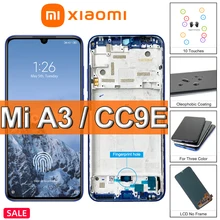 Xiaomi – écran tactile LCD avec empreinte digitale, 100% testé, Original, pour MiA3 XiaomiA3 Xiaomi CC9E=