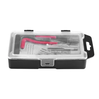 25pcs Thread Repair Insert Kit Compatible Hand Tool Set for Auto Repairing M6 x 1.0 x 8.0mm
25pcs Thread Repair Insert Kit Compatible Hand Tool Set for Auto Repairing M6 x 1.0 x 8.0mm