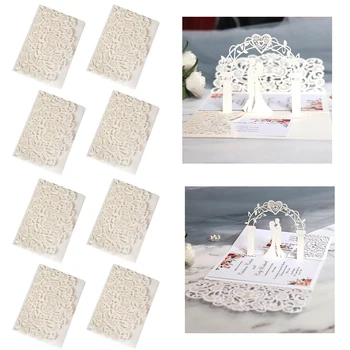 10 set Wedding Invitation Cards Floral Laser Cut Paper Cover Craft Envelopes Set Festival Universal
10 set Wedding Invitation Cards Floral Laser Cut Paper Cover Craft Envelopes Set Festival Universal