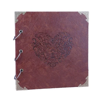 Heart-Shaped Leather Cover Scrapbook DIY Photo Album,Perfect as Wedding Guest Book
Heart-Shaped Leather Cover Scrapbook DIY Photo Album,Perfect as Wedding Guest Book