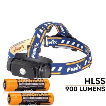 Fenix HL55 Headlamp Lantern Cree XM -L2 U2 LED Light 900Lumens Outdoor Rescue Search lantern with 2 x ARB-L18-3500 battery 
Fenix HL55 Headlamp Lantern Cree XM -L2 U2 LED Light 900Lumens Outdoor Rescue Search lantern with 2 x ARB-L18-3500 battery