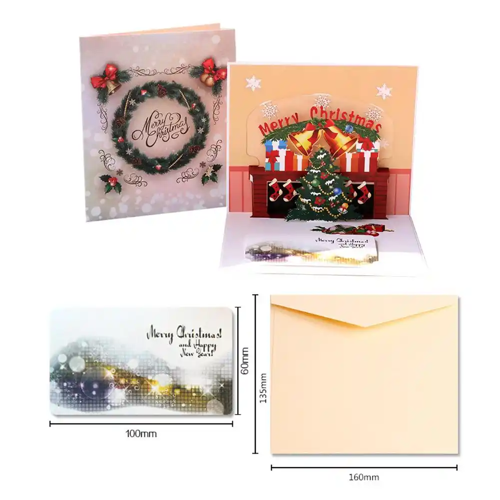 friends lovers family greeting cards new year postcard gift card