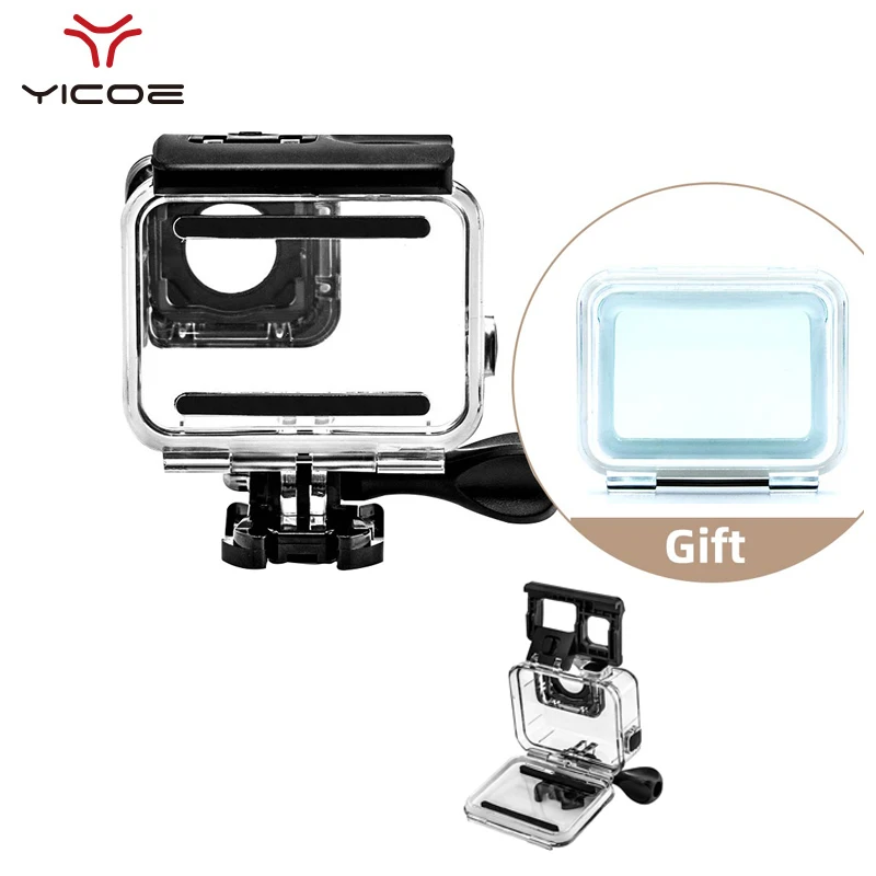 For Gopro Hero7/6/5 Action Sports Camera Accessories Underwater Waterproof Housing Case Cover With Replacement Protective Shell
For Gopro Hero7/6/5 Action Sports Camera Accessories Underwater Waterproof Housing Case Cover With Replacement Protective Shell