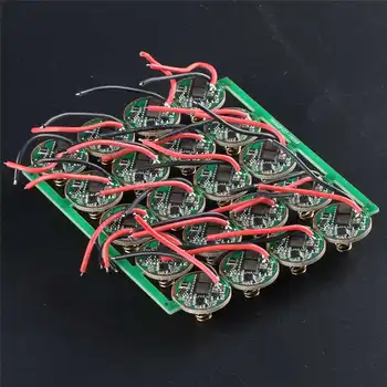 DIY 20mm SST40 4 Modes 6000mah with Temperature Protection Management Driver for Convoy Flashlight Circuit Board LED Torch
DIY 20mm SST40 4 Modes 6000mah with Temperature Protection Management Driver for Convoy Flashlight Circuit Board LED Torch