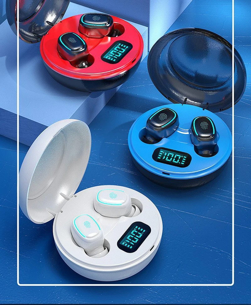 A10 TWS Bluetooth 5.0 Wireless HiFi In-Ear Earphones With Digital Charging Box Touch Control Noise Cancelling | Электроника