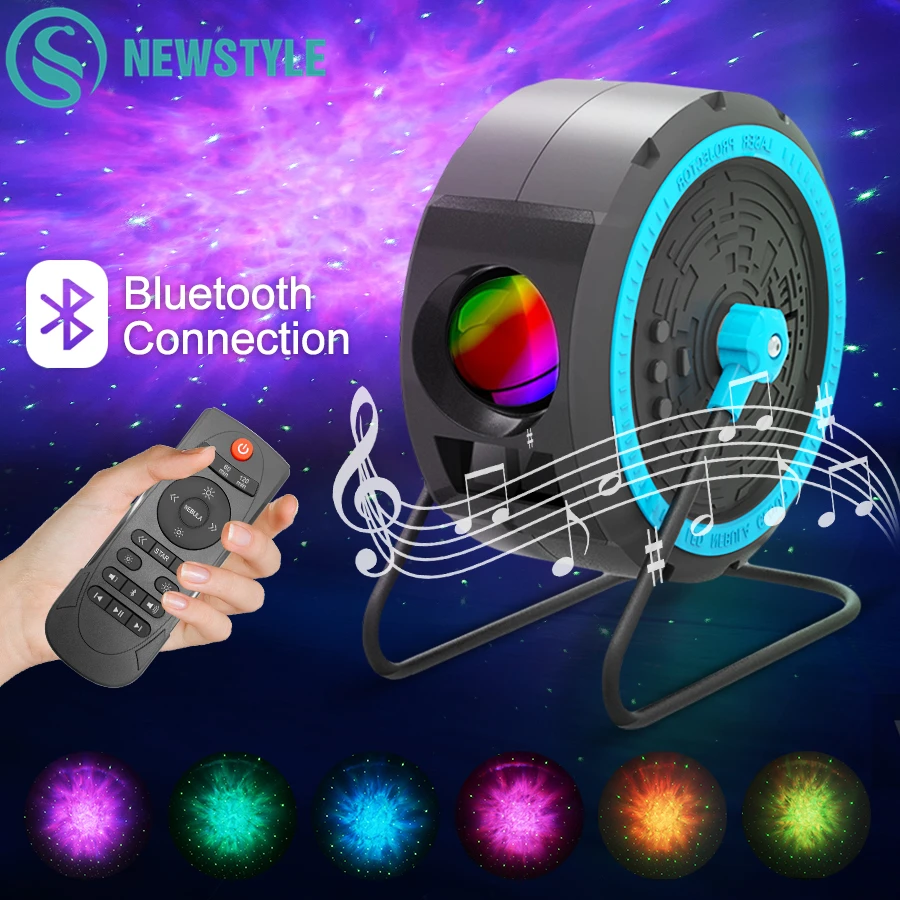 Ocean Waving Starry Sky Projector Light With Bluetooth Speaker Galaxy Star Night Light 360 Degree Rotation Night Lamp
Ocean Waving Starry Sky Projector Light With Bluetooth Speaker Galaxy Star Night Light 360 Degree Rotation Night Lamp