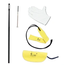 5 Pcs/Set Flute Cleaning Care Kit Woodwind Musical Instrument Accessories Flute Piccolo Sax Cleaning Rod Cloth Screwdriver
5 Pcs/Set Flute Cleaning Care Kit Woodwind Musical Instrument Accessories Flute Piccolo Sax Cleaning Rod Cloth Screwdriver
