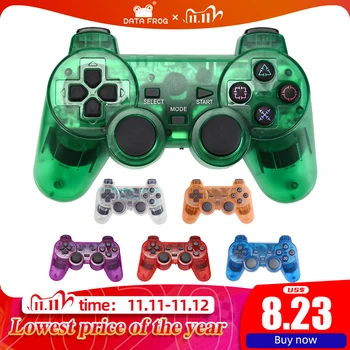 Data Frog 2.4G Wireless Gamepad For PS2 Controller Dual Vibration Wireless Gamepad for PlayStation 2 Transparent Color Joystick
Data Frog 2.4G Wireless Gamepad For PS2 Controller Dual Vibration Wireless Gamepad for PlayStation 2 Transparent Color Joystick