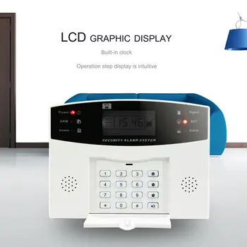 Wireless GSM Alarm System Security Home SMS Intelligent Kit LCD Display Remote Control Security Household Warning
Wireless GSM Alarm System Security Home SMS Intelligent Kit LCD Display Remote Control Security Household Warning