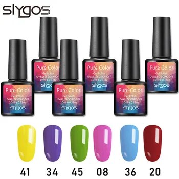 SLYGOS Nail Gel Polish 6PC/Set Hybrid Varnishes Semi Permanent UV Led Yellow Purple Green Blue Pink Glitter Gel For Polish Set
SLYGOS Nail Gel Polish 6PC/Set Hybrid Varnishes Semi Permanent UV Led Yellow Purple Green Blue Pink Glitter Gel For Polish Set