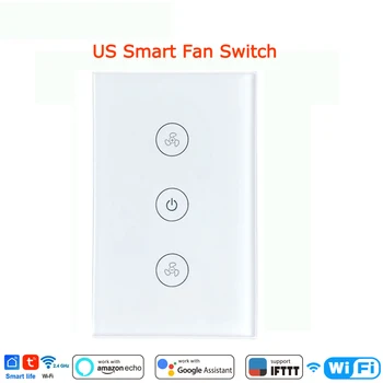 WiFi Smart Ceiling Fan Light Wall Switch Life Tuya APP Remote Various Speed Control Interruptor Work For Alexa Google Home IFTTT
WiFi Smart Ceiling Fan Light Wall Switch Life Tuya APP Remote Various Speed Control Interruptor Work For Alexa Google Home IFTTT
